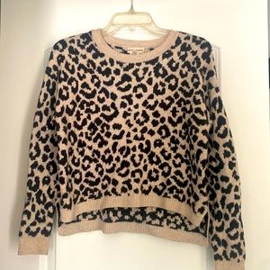 Leopard cozy sweater
